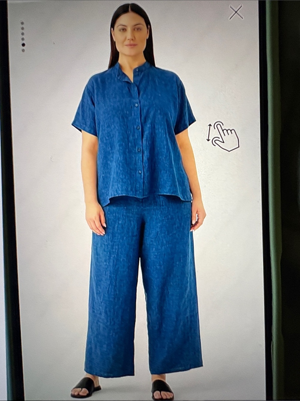Eileen Fisher Organic Linen Pant Set 1X
